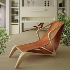  Springbok lounge chair 